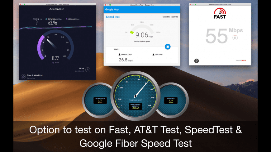 download speed test for mac